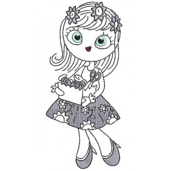 Stickdatei - Sewing Girl 10